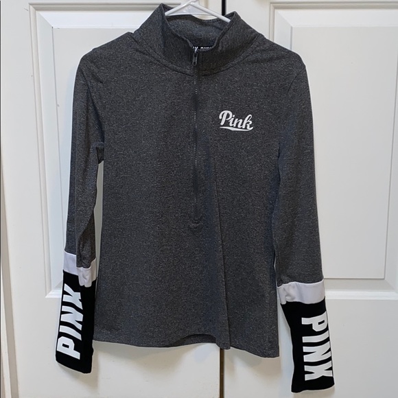 PINK Victoria's Secret Tops - Victoria’s Secret PINK Ultimate Half-Zip Pullover